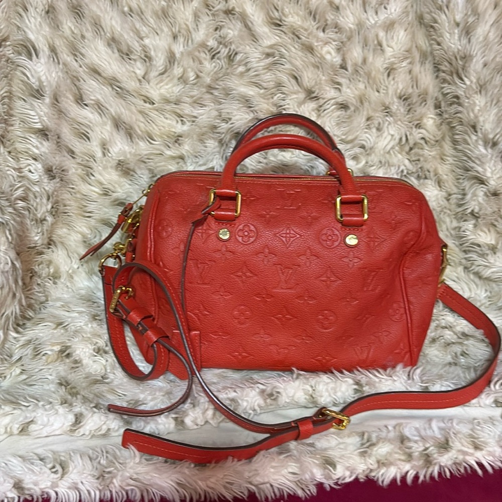 Authentic Louis Vuitton Speedy Bandouliere 25